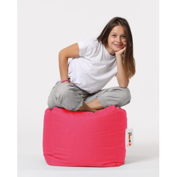Garden Pouffe Square Pouf - Pink Pink