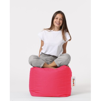 Garden Pouffe Square Pouf - Pink Pink