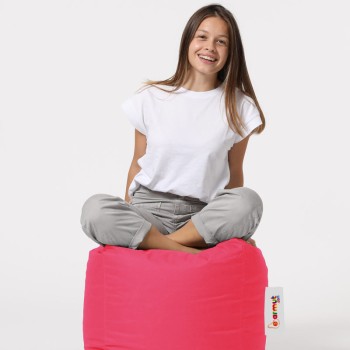 Garden Pouffe Square Pouf - Pink Pink