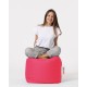 Garden Pouffe Square Pouf - Pink Pink