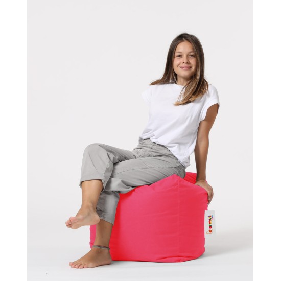 Garden Pouffe Square Pouf - Pink Pink