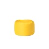 Garden Pouffe Square Pouf - Yellow Yellow