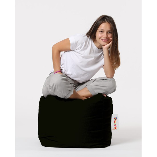 Atelier del Sofa Garden Pouffe Square Pouf - Black Black