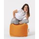 Garden Pouffe Square Pouf - Orange Orange