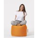 Garden Pouffe Square Pouf - Orange Orange