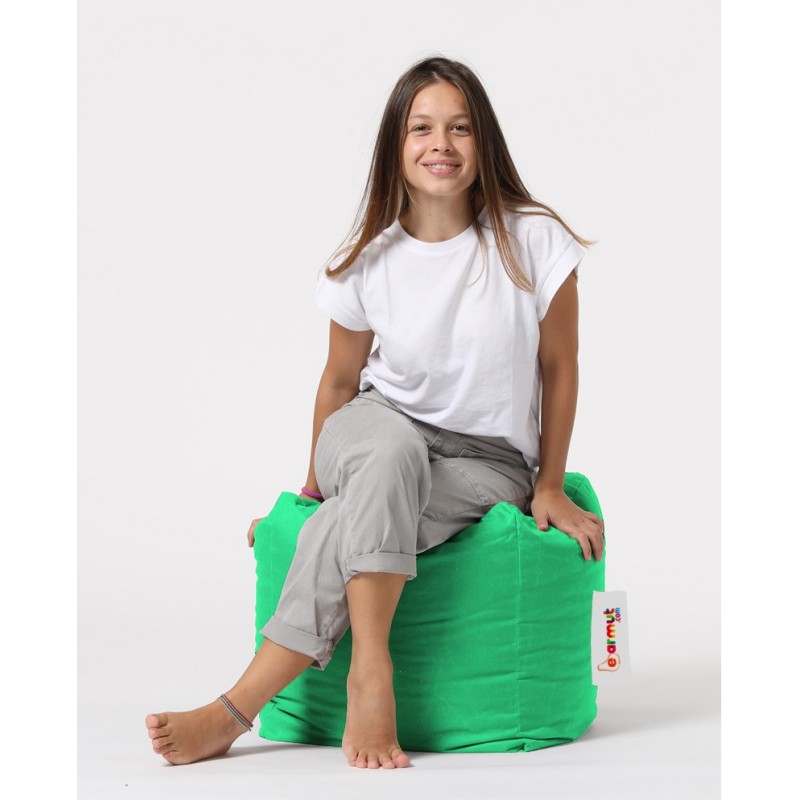 Garden Pouffe Square Pouf - Green Green