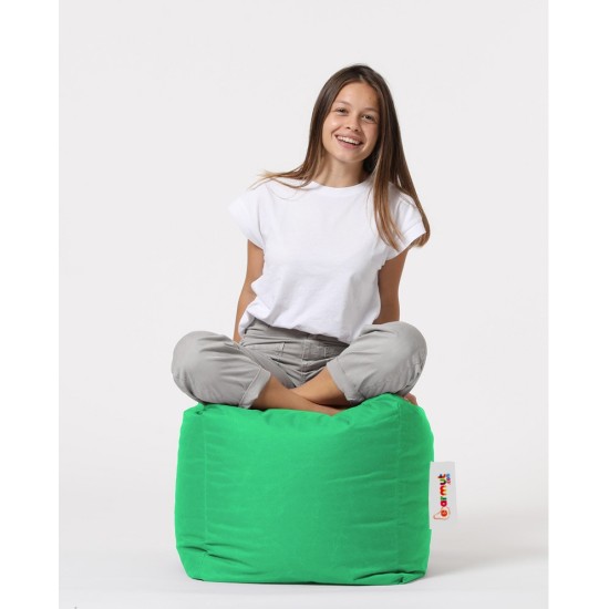 Garden Pouffe Square Pouf - Green Green
