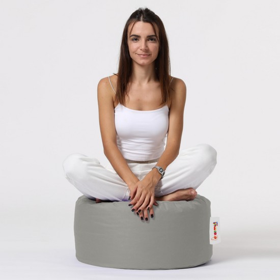 Garden Pouffe Round Pouf - Fume Fume