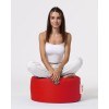 Garden Pouffe Round Pouf - Red Red