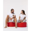 Garden Pouffe Round Pouf - Red Red