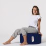 Garden Pouffe Round Pouf - Dark Blue Dark Blue