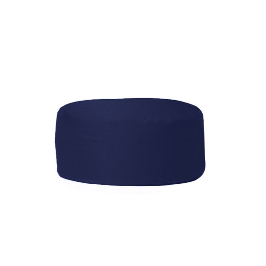 Garden Pouffe Round Pouf - Dark Blue Dark Blue