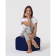 Garden Pouffe Round Pouf - Dark Blue Dark Blue