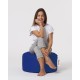 Garden Pouffe Round Pouf - Blue Blue Garden Pouffe Round Pouf - Blue Blue