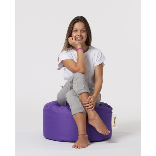 Garden Pouffe Round Pouf - Purple Purple Atelier del Sofa Garden Pouffe Round Pouf - Purple Purple
