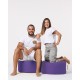 Garden Pouffe Round Pouf - Purple Purple Atelier del Sofa Garden Pouffe Round Pouf - Purple Purple