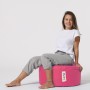 Garden Pouffe Round Pouf - Pink Pink