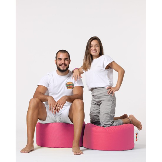 Atelier del Sofa Garden Pouffe Round Pouf - Pink Pink
