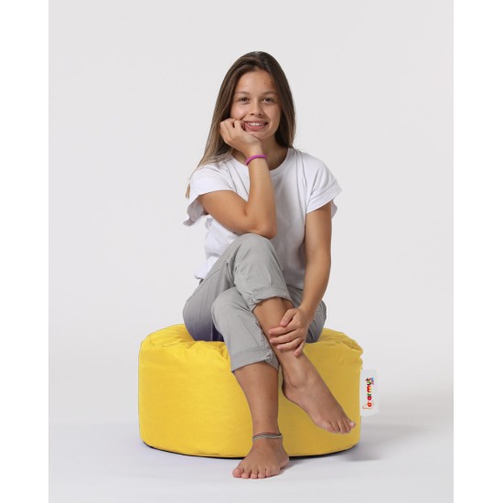 Garden Pouffe Round Pouf - Yellow Yellow Atelier del Sofa Garden Pouffe Round Pouf - Yellow Yellow