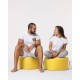 Garden Pouffe Round Pouf - Yellow Yellow Atelier del Sofa Garden Pouffe Round Pouf - Yellow Yellow