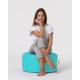 Atelier del Sofa Garden Pouffe Round Pouf - Turquoise Turquoise