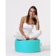 Atelier del Sofa Garden Pouffe Round Pouf - Turquoise Turquoise