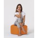 Garden Pouffe Round Pouf - Orange Orange Atelier del Sofa Garden Pouffe Round Pouf - Orange Orange