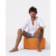 Garden Pouffe Round Pouf - Orange Orange Atelier del Sofa Garden Pouffe Round Pouf - Orange Orange
