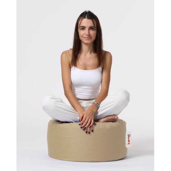 Atelier del Sofa Garden Pouffe Round Pouf - Mink Mink