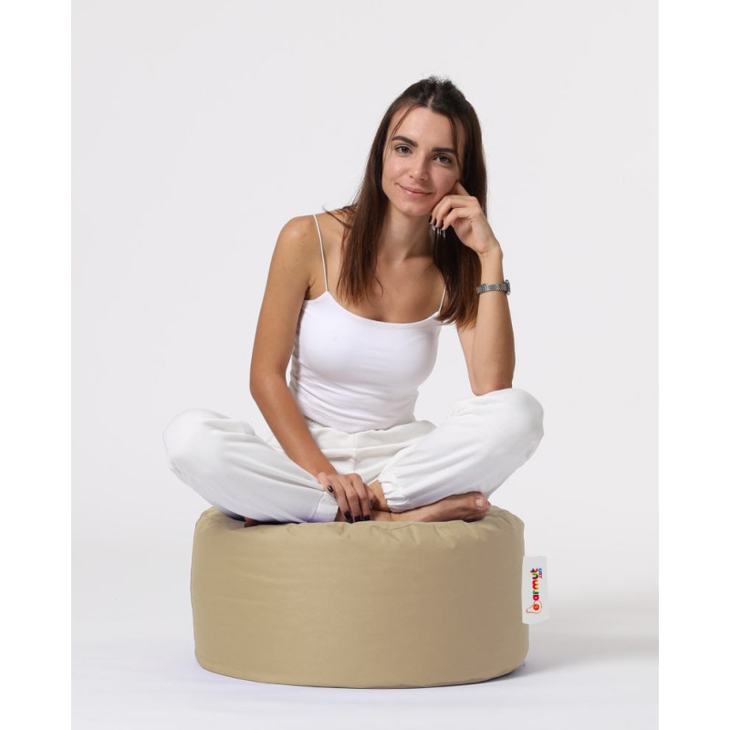 Atelier del Sofa Garden Pouffe Round Pouf - Mink Mink