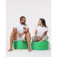Garden Pouffe Round Pouf - Green Green Garden Pouffe Round Pouf - Green Green