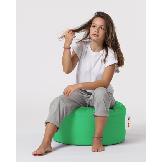 Garden Pouffe Round Pouf - Green Green Garden Pouffe Round Pouf - Green Green