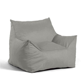 Πολυθρόνα Πουφ Cinema - Χρώμα Σκούρο Γκρι - 90x55x80εκ