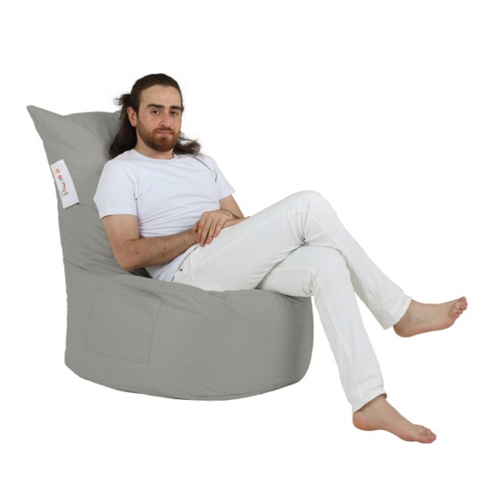 Garden Bean Bag Balina - Dark Grey Dark Grey Atelier del Sofa Garden Bean Bag Balina - Dark Grey Dark Grey