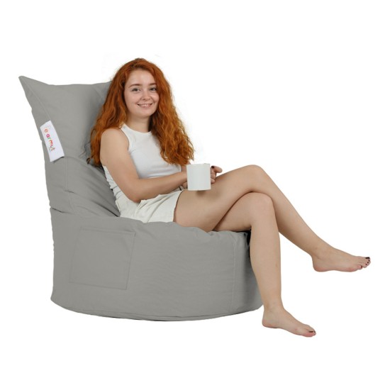 Garden Bean Bag Balina - Dark Grey Dark Grey Atelier del Sofa Garden Bean Bag Balina - Dark Grey Dark Grey