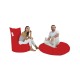 Garden Bean Bag Balina - Red Red Atelier del Sofa Garden Bean Bag Balina - Red Red