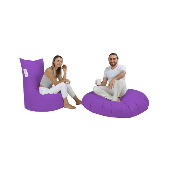 Garden Bean Bag Balina - Purple Purple