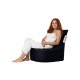 Atelier del Sofa Garden Bean Bag Baton - Black v2 Black