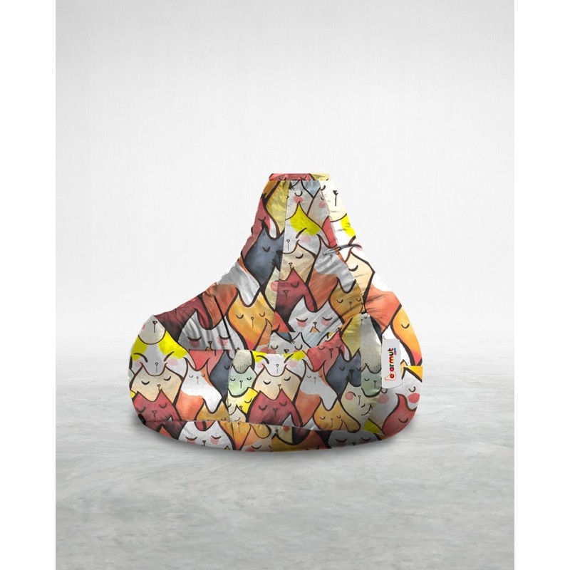 Bean Bag Sleeping Owl Multicolor