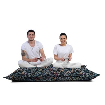 Garden Bean Bag Giant Sea Stones Multicolor