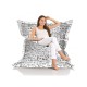 Garden Bean Bag Giant EMC2 White Multicolor