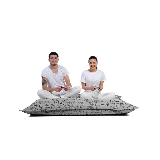 Garden Bean Bag Giant EMC2 White Multicolor