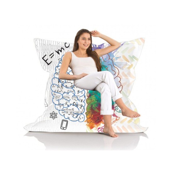 Garden Bean Bag Giant EMC2 Brain Multicolor