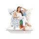 Garden Bean Bag Giant EMC2 Brain Multicolor
