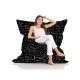 Garden Bean Bag Giant EMC2 Black Multicolor