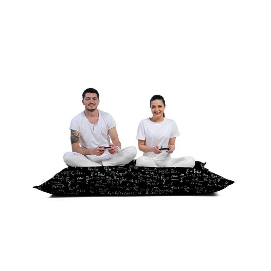 Garden Bean Bag Giant EMC2 Black Multicolor