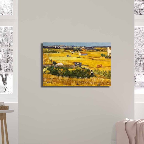 Wallxpert Decorative Canvas Painting FAMOUSART-12 Multicolor