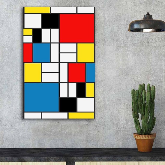 Wallxpert Decorative Canvas Painting FAMOUSART-020 Multicolor