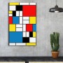 Decorative Canvas Painting FAMOUSART-020 Multicolor