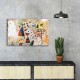 Wallxpert Decorative Canvas Painting FAMOUSART-041 Multicolor